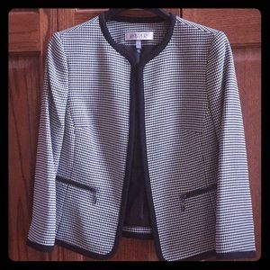 Kasper Houndstooth Jacket Size 4 NEW